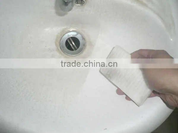 Not Made in South Korea Products -Selling Melamine Sponge Scouring Pad for Floor Clean, No Detergents Need