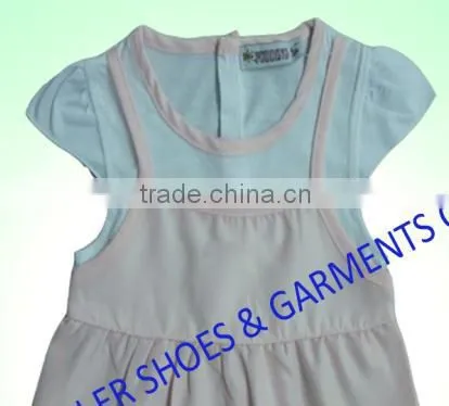 100%cotton wholesale low price baby girl dress summer