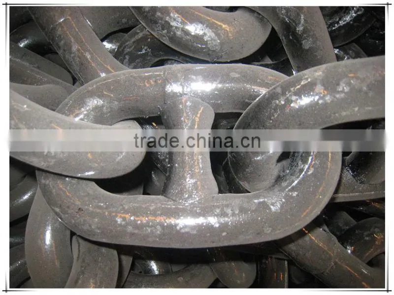 Welded Steel Black Stud Link Anchor Chain