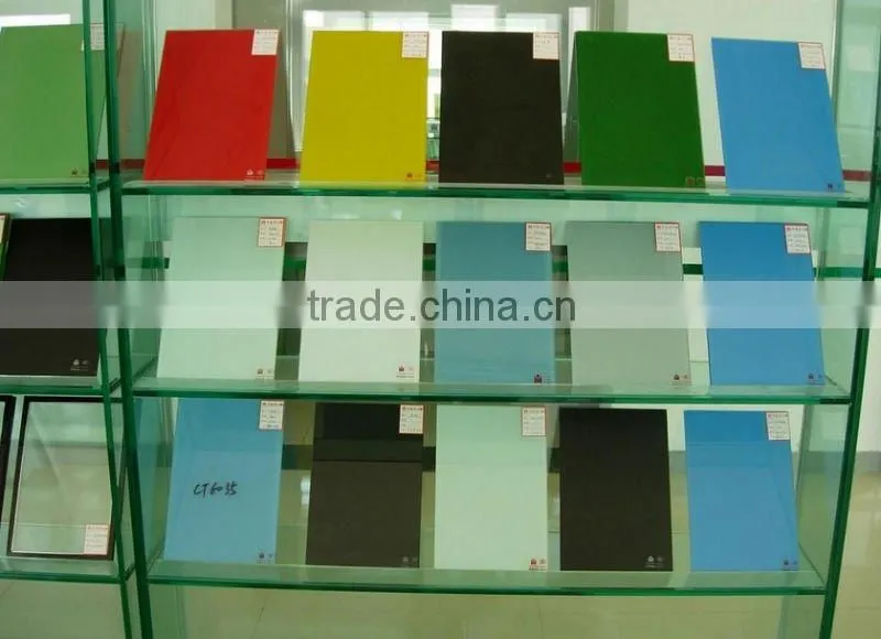 3mm Yujing certified decorative building glass painted glass