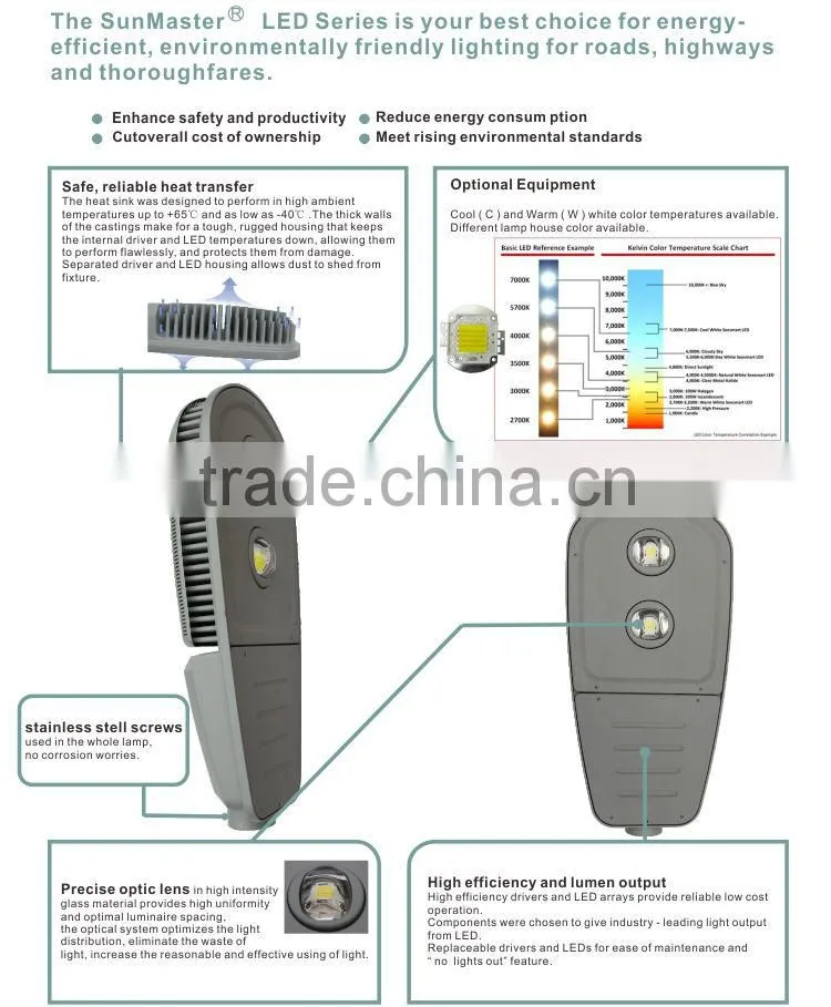 3 years warranty 10W led lights led street light with refrigerant aluminium