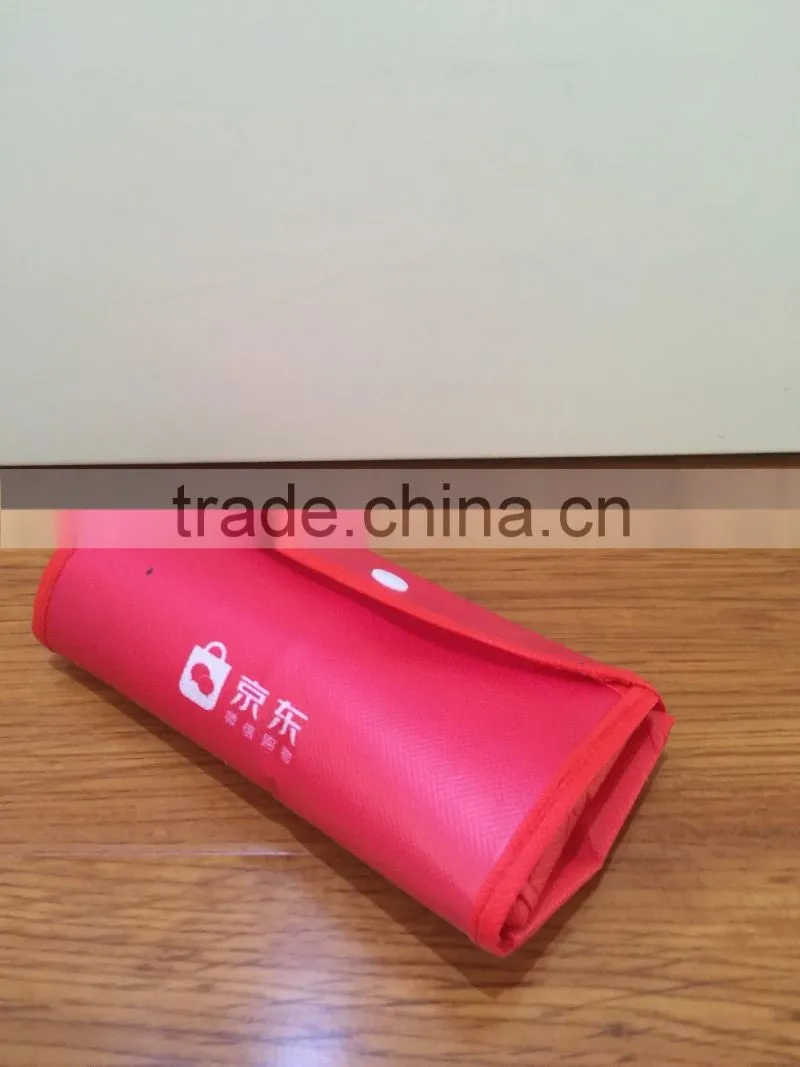 Good after-sales service foldable shopping bag in pouch