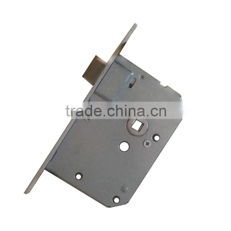 Keyless combination lock hardware with iron door lock plate