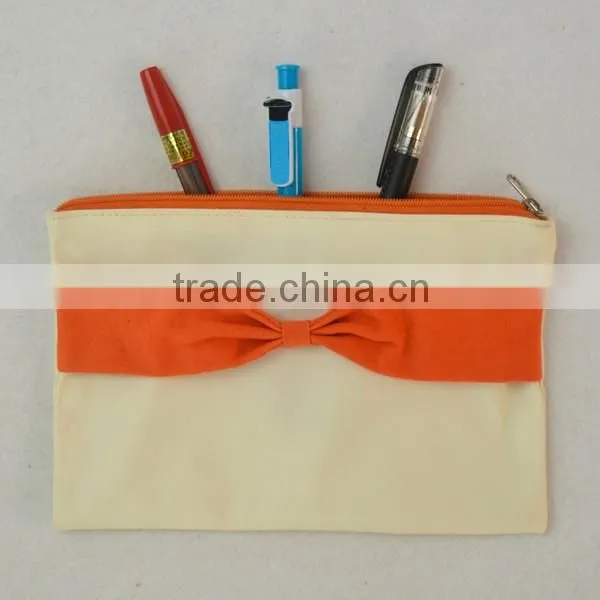 Newest unique design recycled eco canvas zipper shopping bag