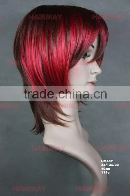 Unique style for anime cast cosplay short wig for men