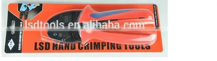 CE ROHS experience production for 10years LSDgood qutails pliers non-insulated cable links S-110TX ratchet hand crimping tools