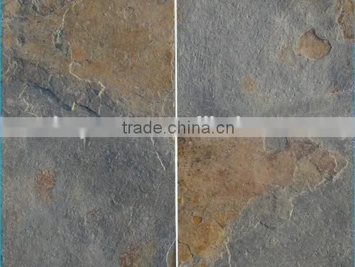 Yellow slate stone with rock prices