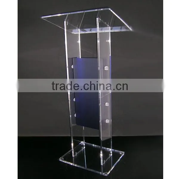 Custom acrylic podium pulpit lectern