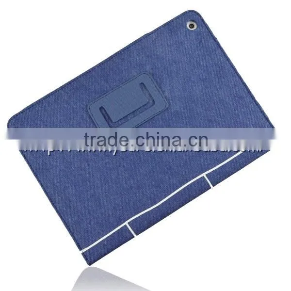 Kongfu Esoterica Series Jean Leather Case for iPad Air / iPad 5 with Stand