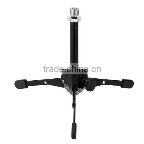 Mini Foldable Desktop Tabletop Tripod Microphone Mic Stand Holder