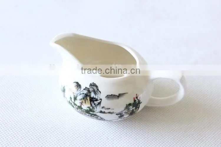 Wholesale customized cheap porcelain tea set for 8 people