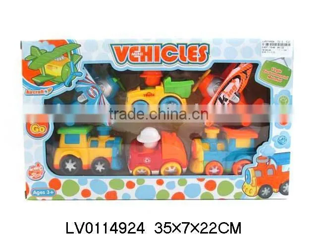 Wholesale friction power cartoon cheap small plastic toys
