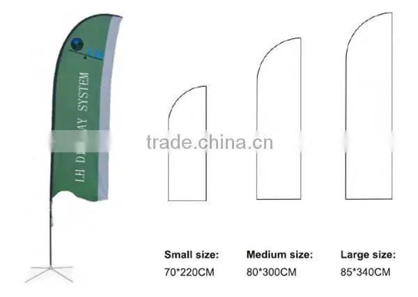 aluminium and fiberglass beach flag pole