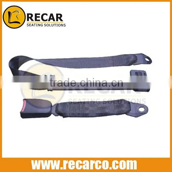 Safety belt R007/ 2 point seat belts E4 certificate /High quality simple two points car safety belt used for bus or most car