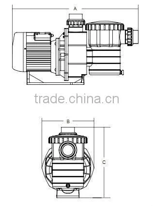 2016 Pikes SB Series swimming pool water pump