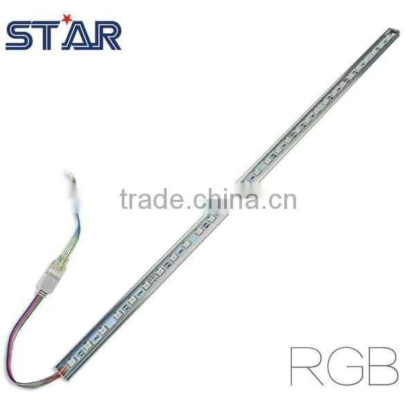 50cm SMD5050 Aquarium LED Lighting Fish Tank 12V RGB LED Rigid Bar Strip Waterproof+12W Power Adapter +(RGB Controller FOR RGB)