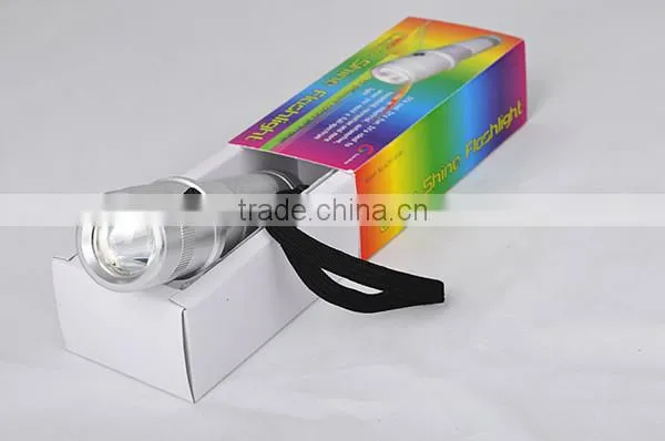 CE RoHS aluminum alloy 3w mini christmas light with batteries