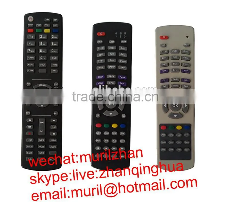 White 55 Buttons Universal remote cotrol for receiver o decoder for Chile market