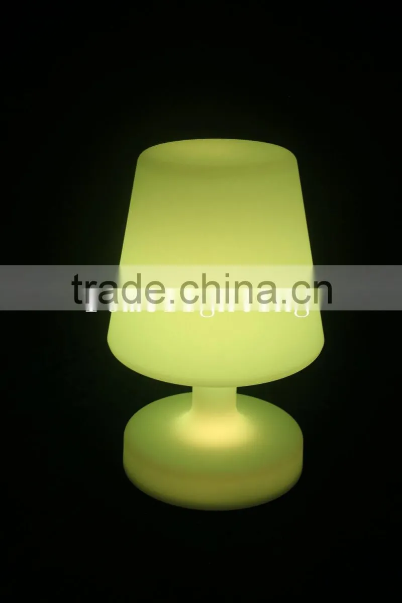 Plastic waterproof plastic colourful light-emitting led desk lamp