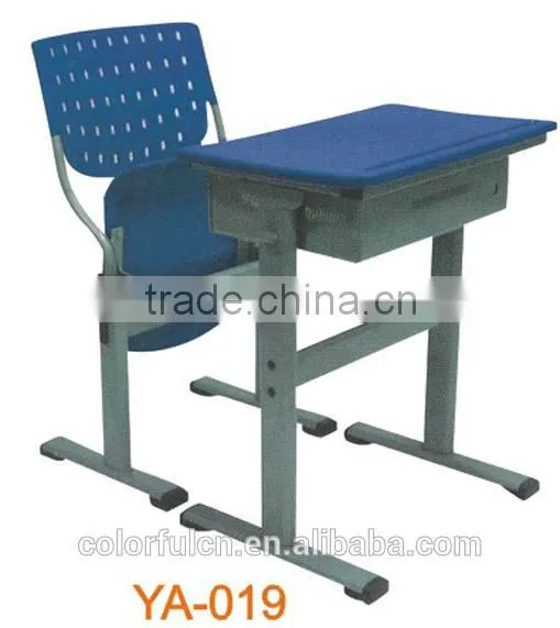 Examination desk & chair for sale student furniture A-017 classroom chair & desk