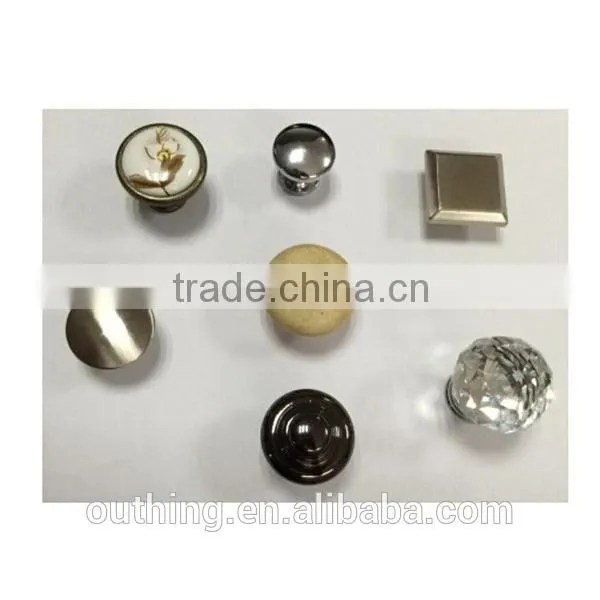 ISO9000 high quality 30mm square zinc kitchen cabinet furniture cabinet knob