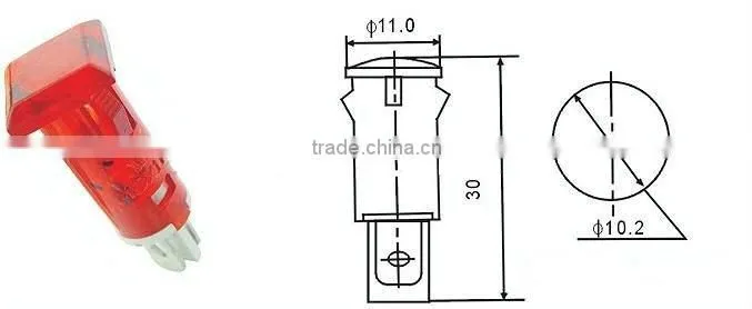 mini indicator lamp led 220v MDX-11B