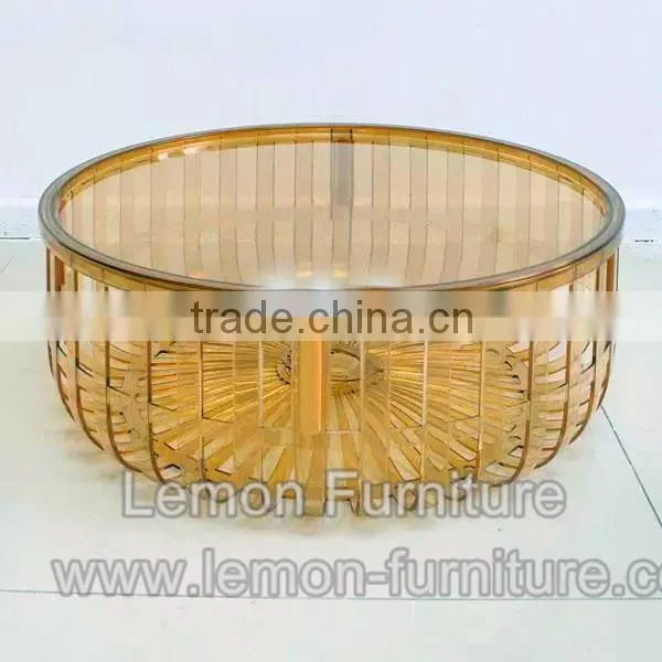Durable classical glowing led tea table