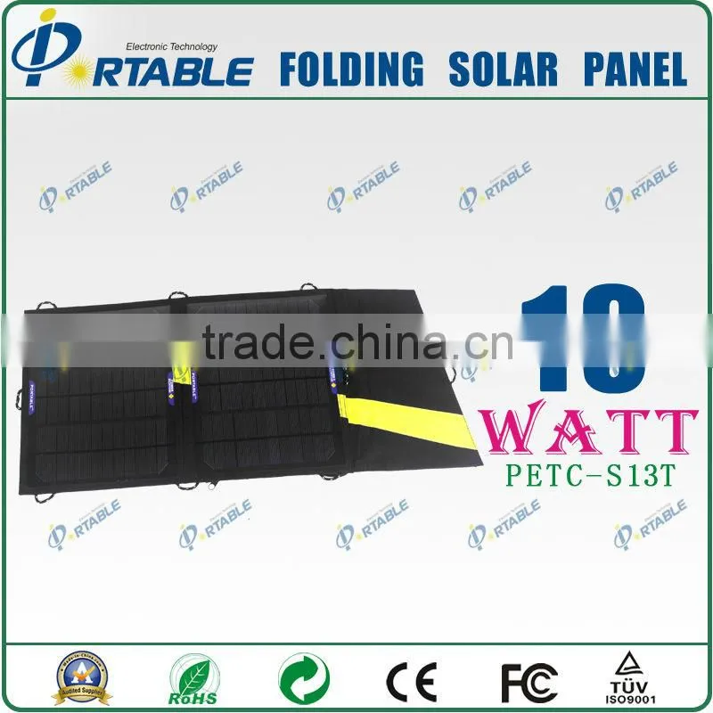 portable solar panel charger 5V ~ 18V