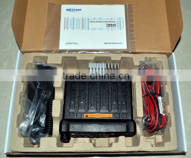 Famous brand Kirisun TM-840 DMR Tier2 and Tier3 mobile radio