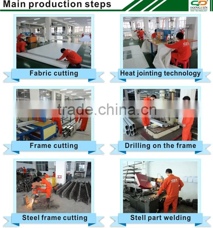 Aluminum frame Clear Span Curve Sport Event tent 30x30m Tent Factory
