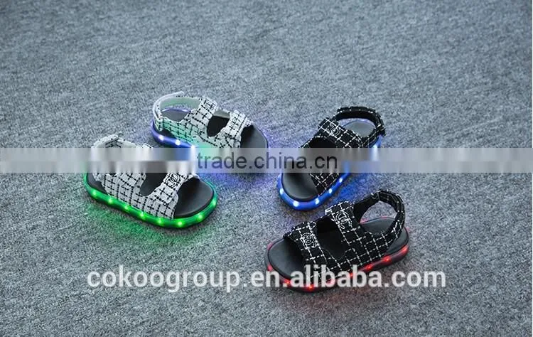 light up sandal shoes 2016 new style fashion shoes