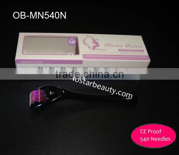 HOT 540 needles titanium derma roller / micro needle machine OB-540N
