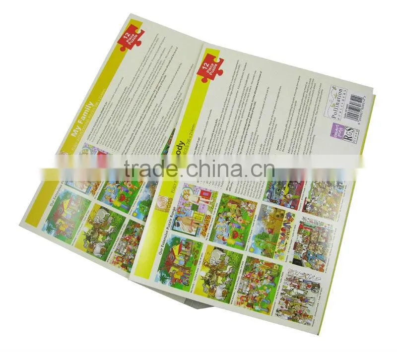 wooden puzzle paper sleeve packaging