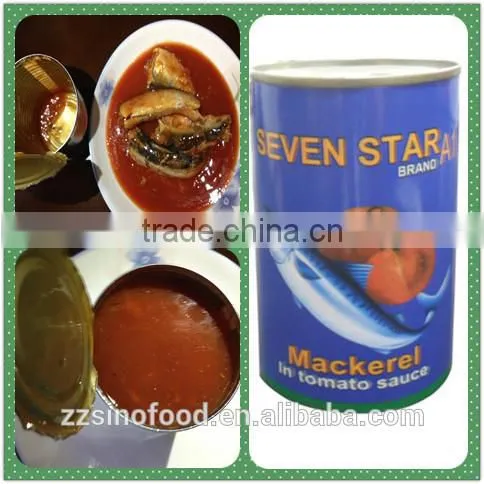 Kinds of Food Canned Fish Canned Mackerel