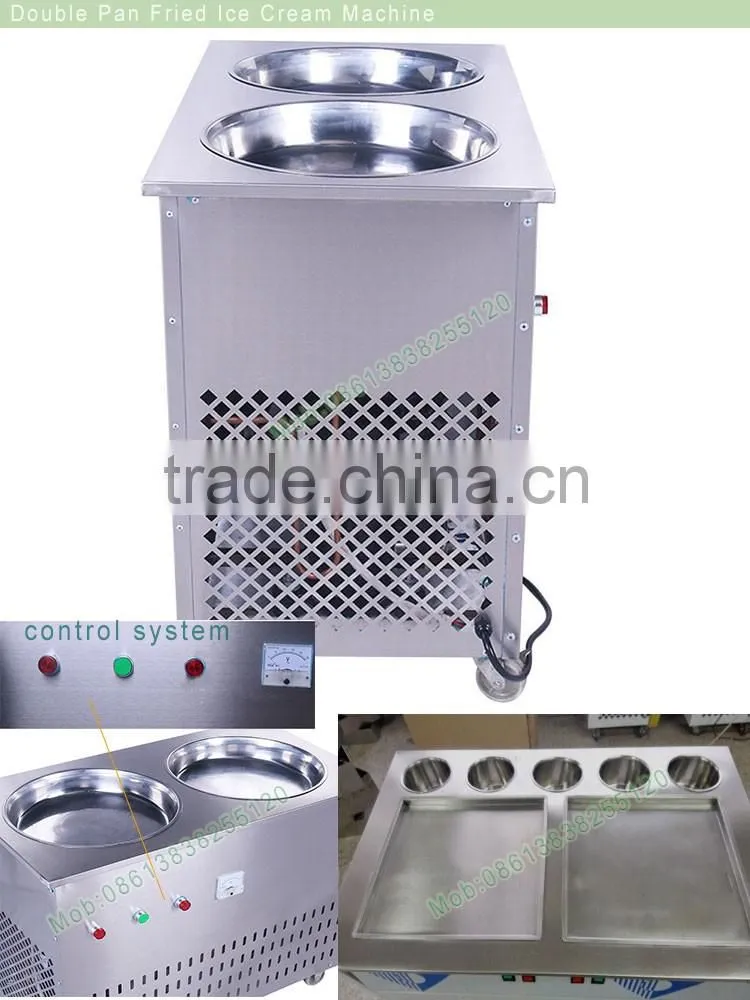 Machine Manufacturer Fried Ice Cream Cart machine fried yoghourt machine