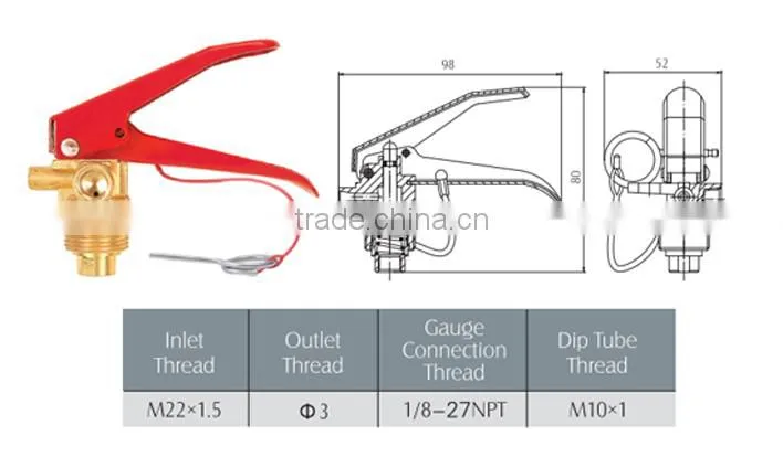 2-7kg CE/EN3 Approval Portable CO2 Fire Extinguisher