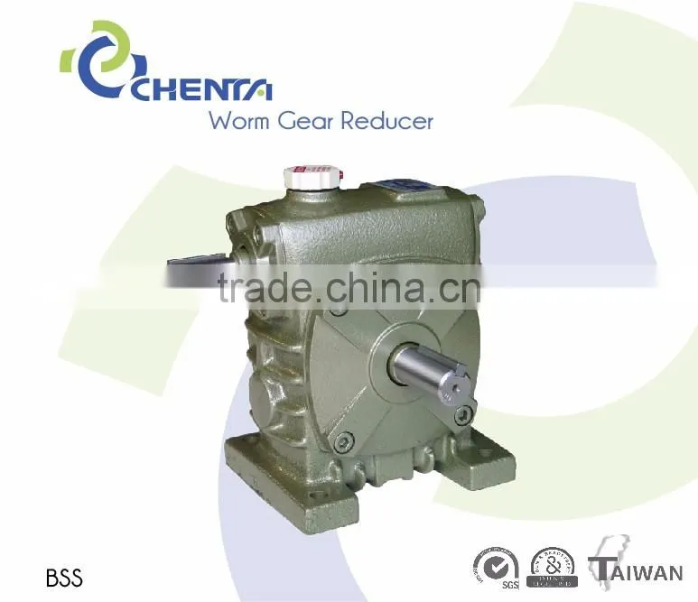USX worm gear shaft 90mm worm electric motor right angle bevel gear reducer