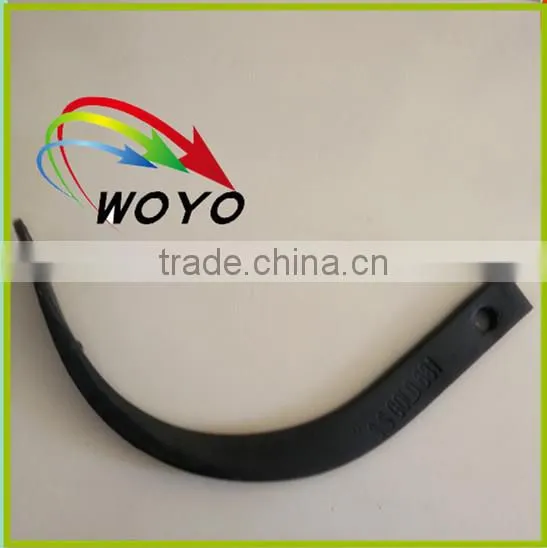 Single hole black power tiller blade