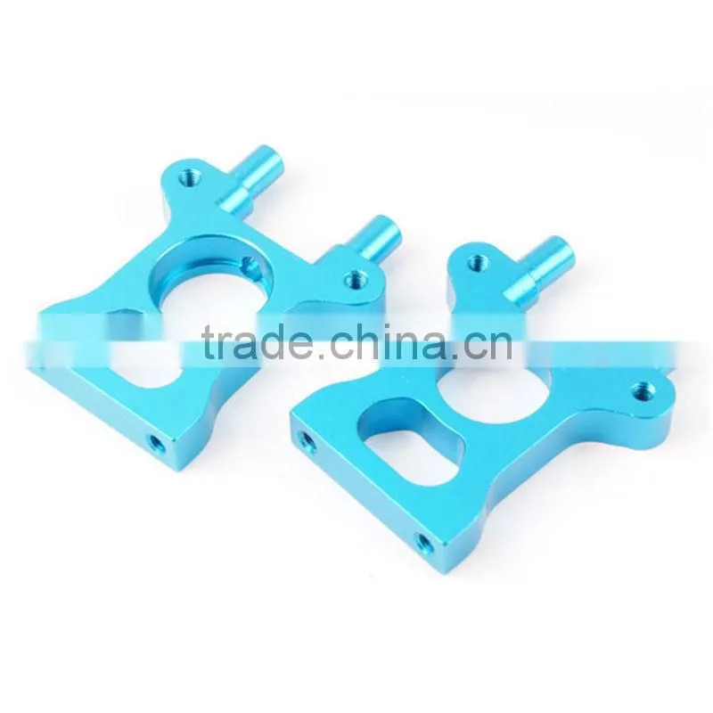 RC HSP Blue Aluminum Center Diff Mount 2p