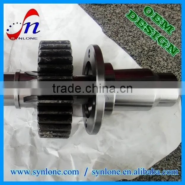 Precise machined shaft gear for heavy equipment