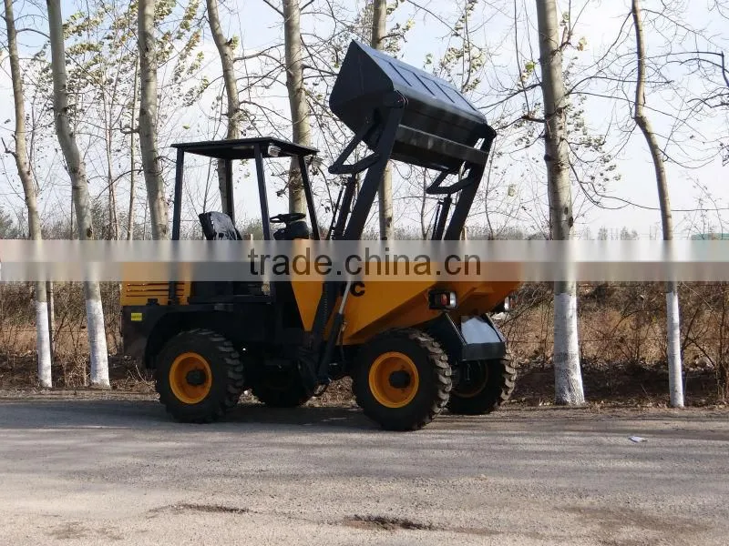 2016 5ton FCY50S CE hydraulic self loading mini dumper 4x4