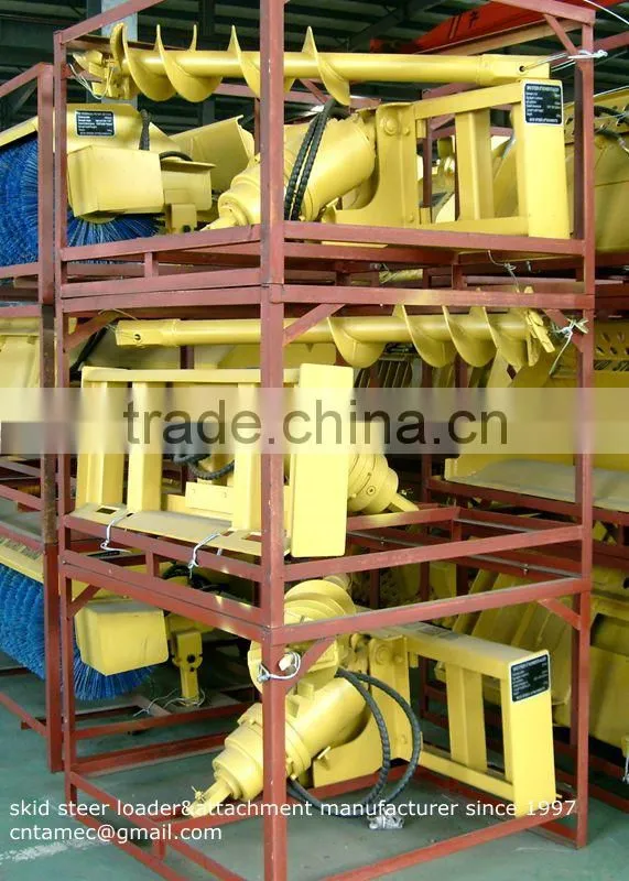skid steer loader attachment ,auger
