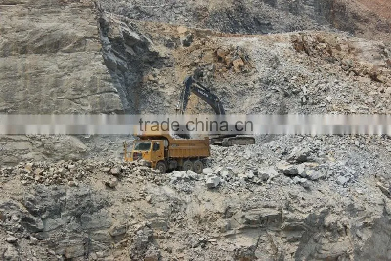 MT86 Mining Truck 80ton dumping truck working in stone quarry off road dumping truck