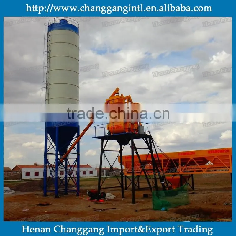 simple concrete mixing plant