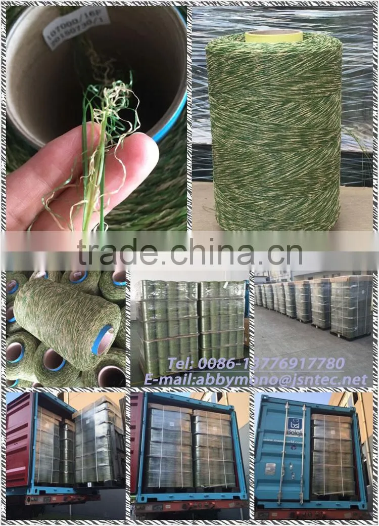 7700Dtex Oliver color PE fibrillated yarn