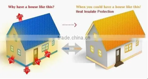 48" wide single-sided heat reflective insulation sheet