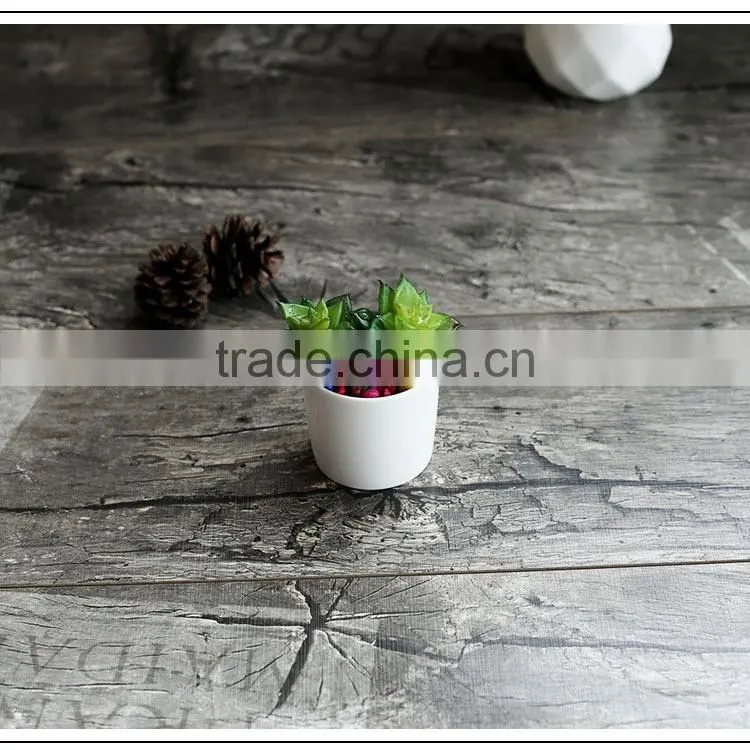 Simple morden desktop decor mini white ceramic flower pots for succulent planter
