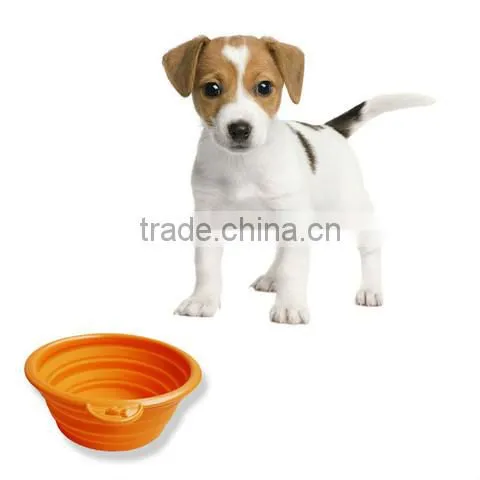 silicone collapsible travel bowls for your pet&silicone collapsible bowl for your dog