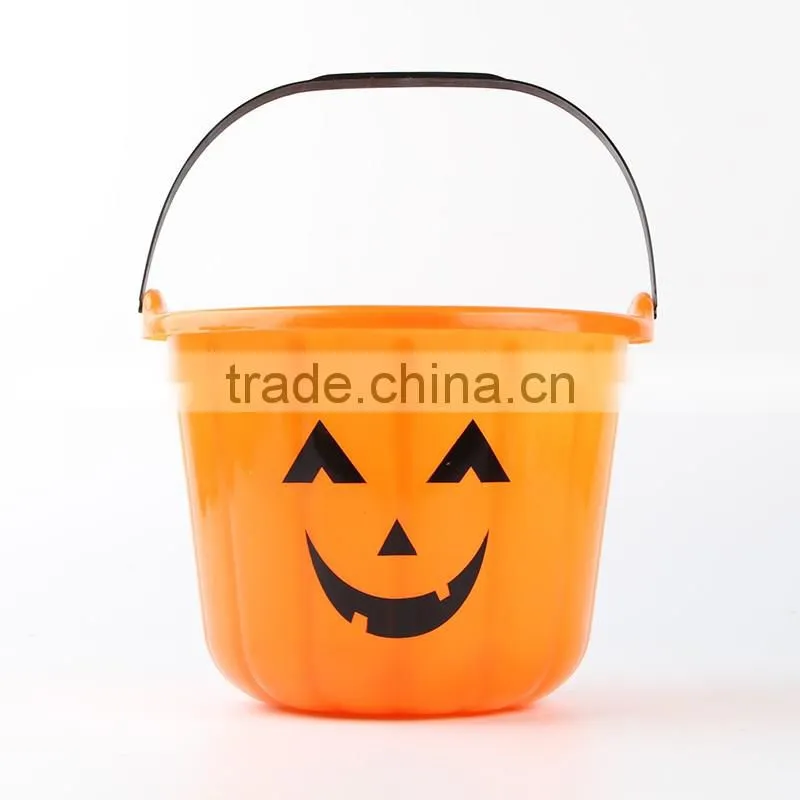 Pumpkin Pails ,Halloween Plastic Pumpkin Pail
