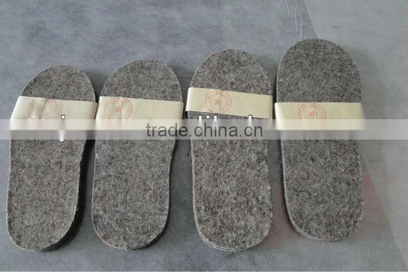 wool felt insole sheep wool insole heated insoles